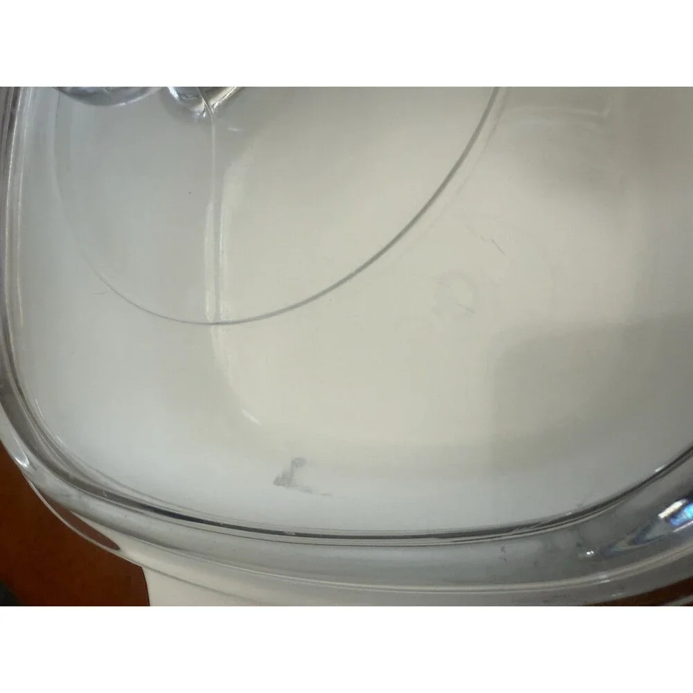 Corning Ware Shadow Iris 3 Liter A-3-B Square Casserole & A-9-C Clear Lid